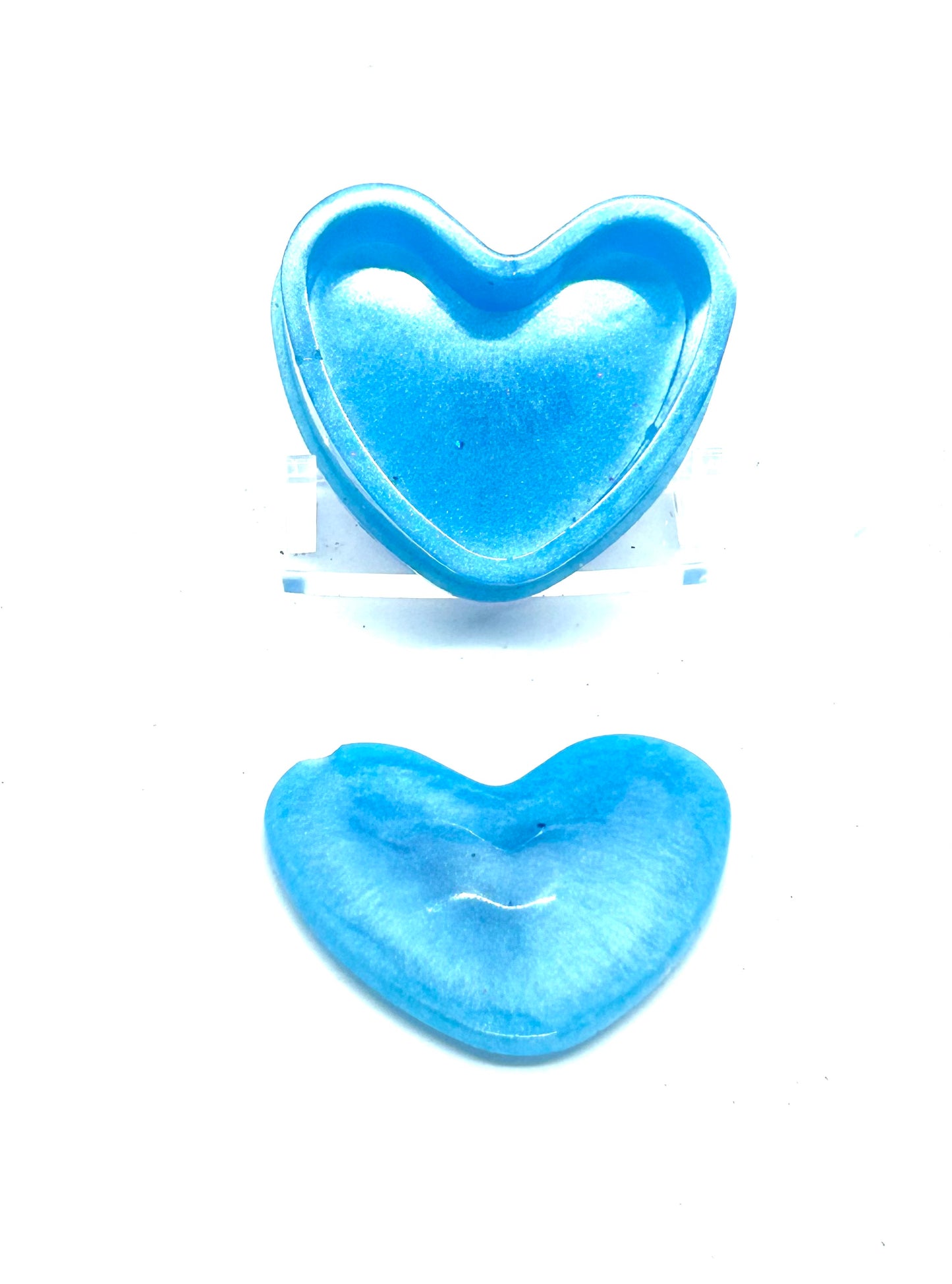 Heart Shaped Resin Trinket Box