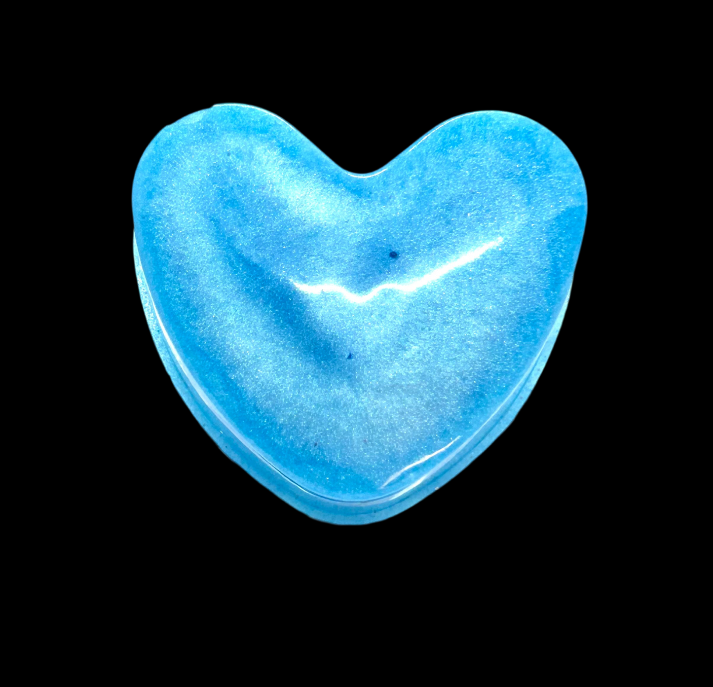 Heart Shaped Resin Trinket Box