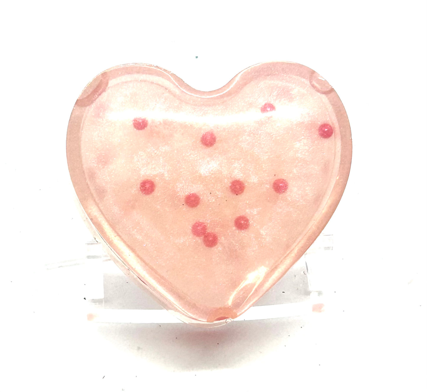 Heart Shaped Resin Trinket Box