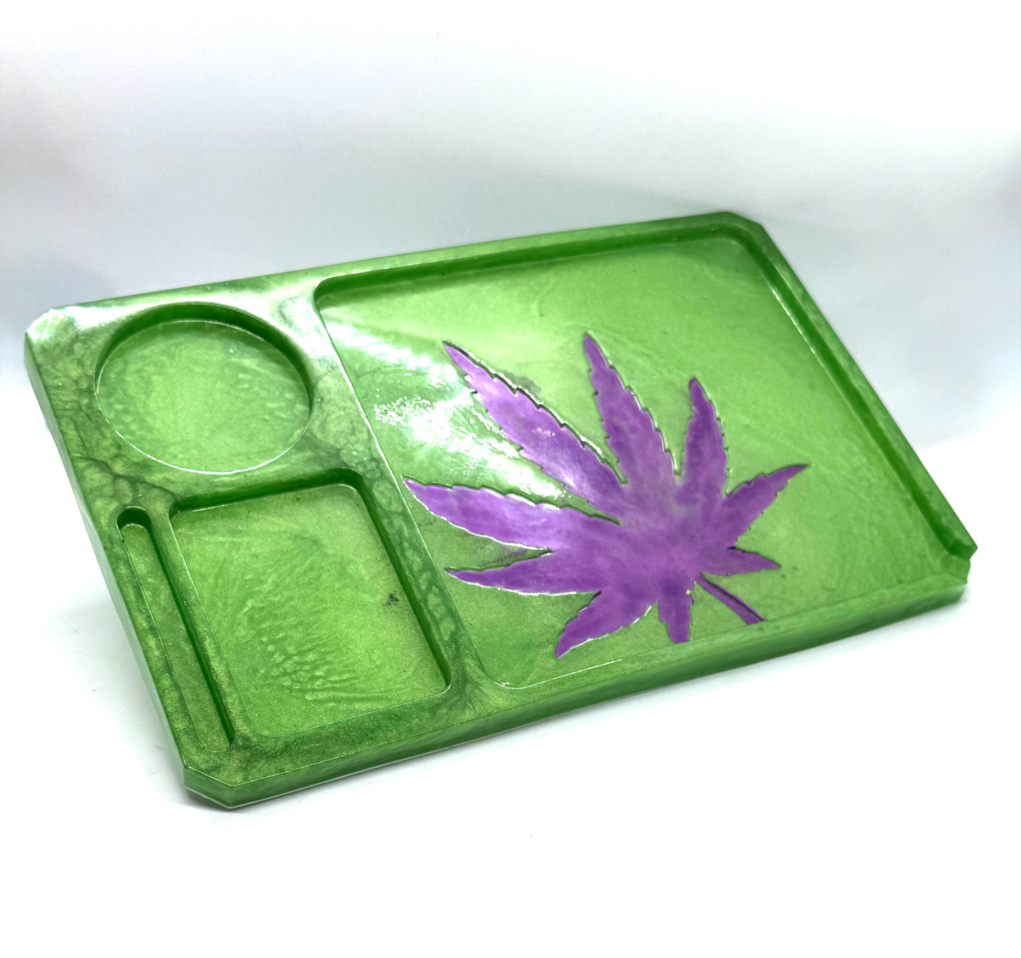 Marijuana Leaf Rolling Tray