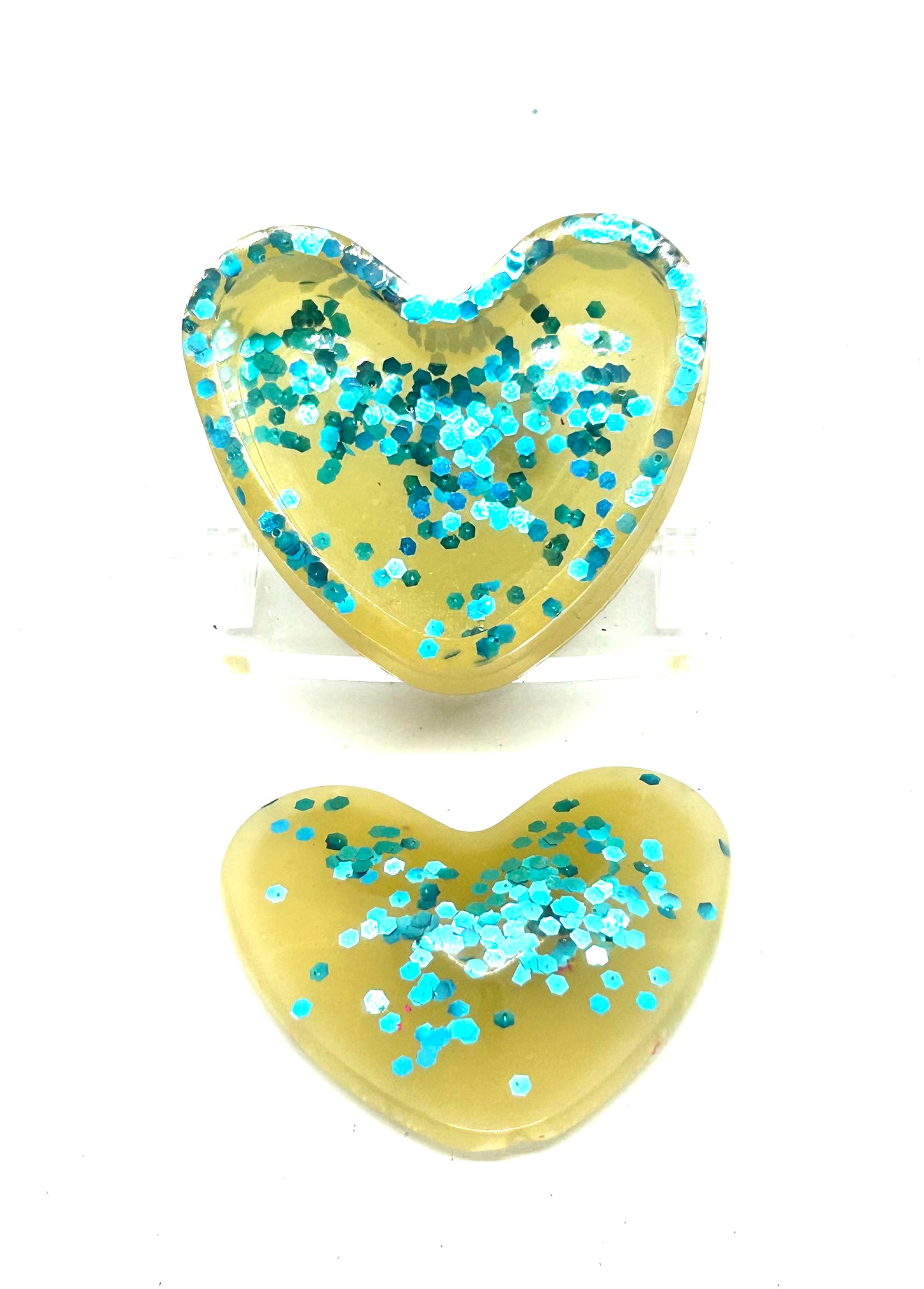 Heart Shaped Resin Trinket Box