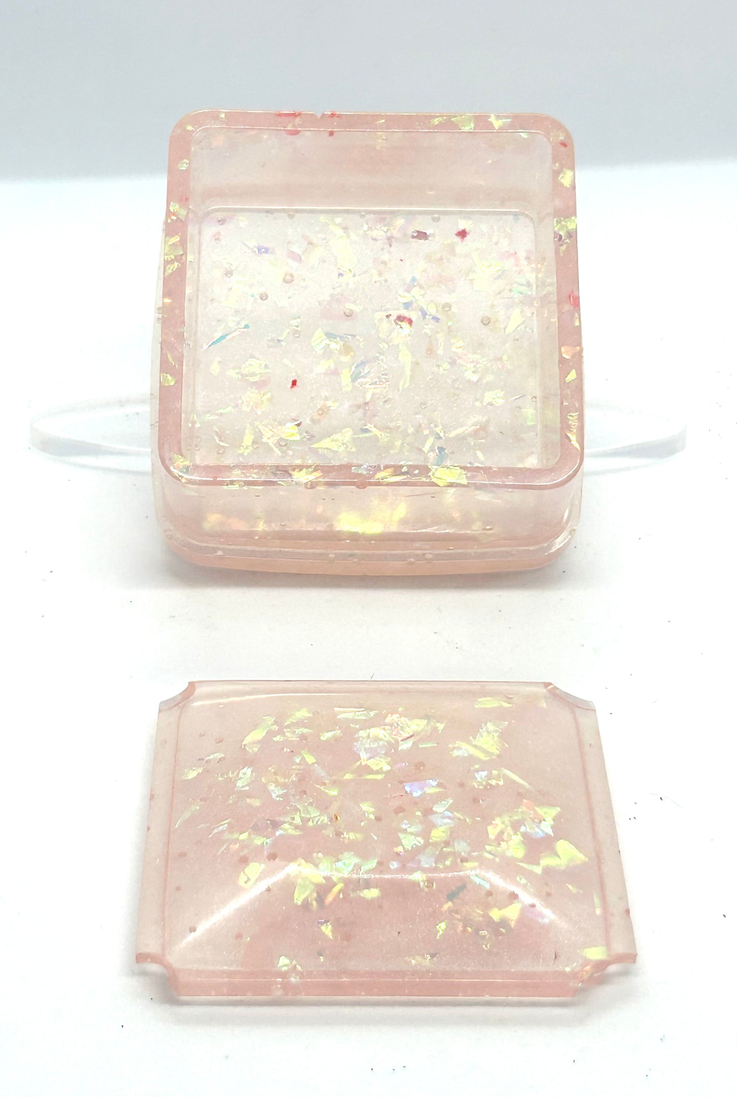 Square Resin Trinket Box