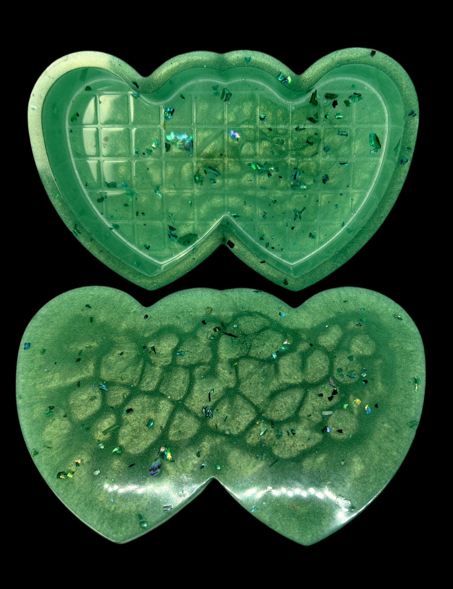 Double Heart Trinket Box