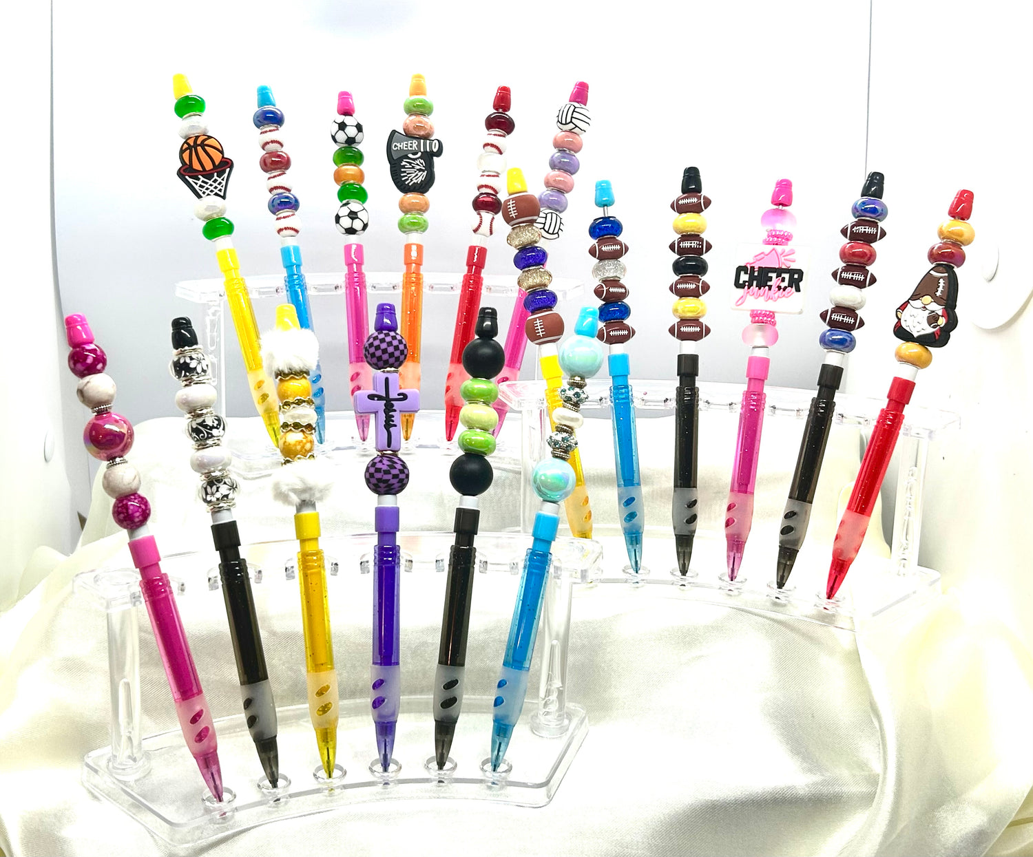 Artistry in Writing: Beaded Mechanical Pencil Collection