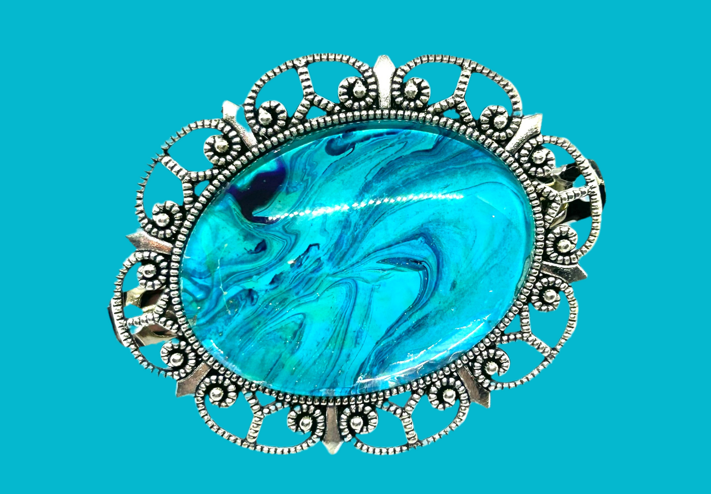 Abstract Hair Barrette