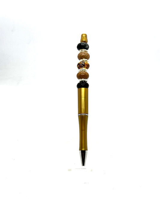 Brown Beaded Pen