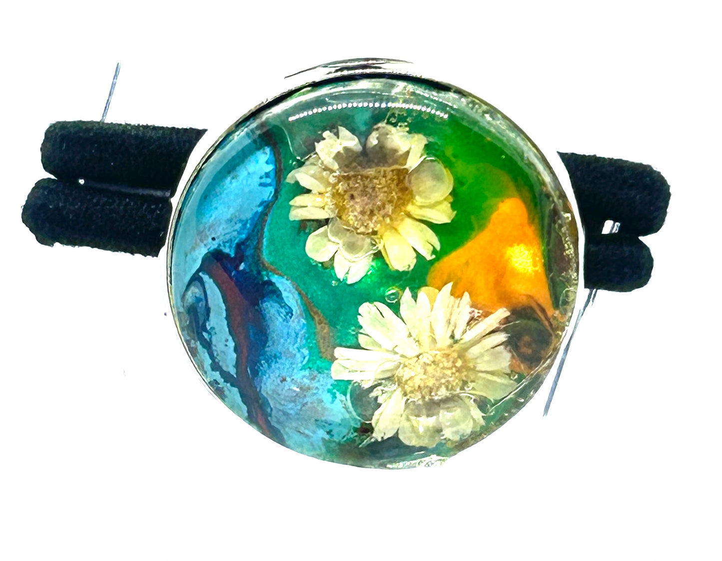 Flower Hair Rubberband