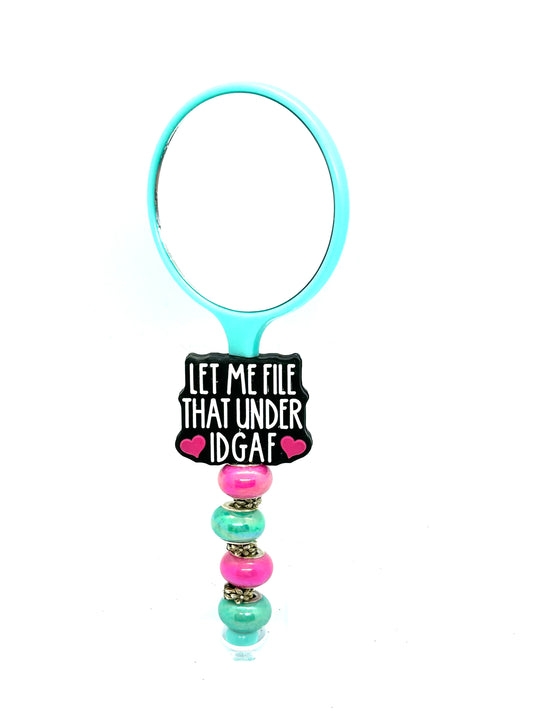 Blue Hand Mirror