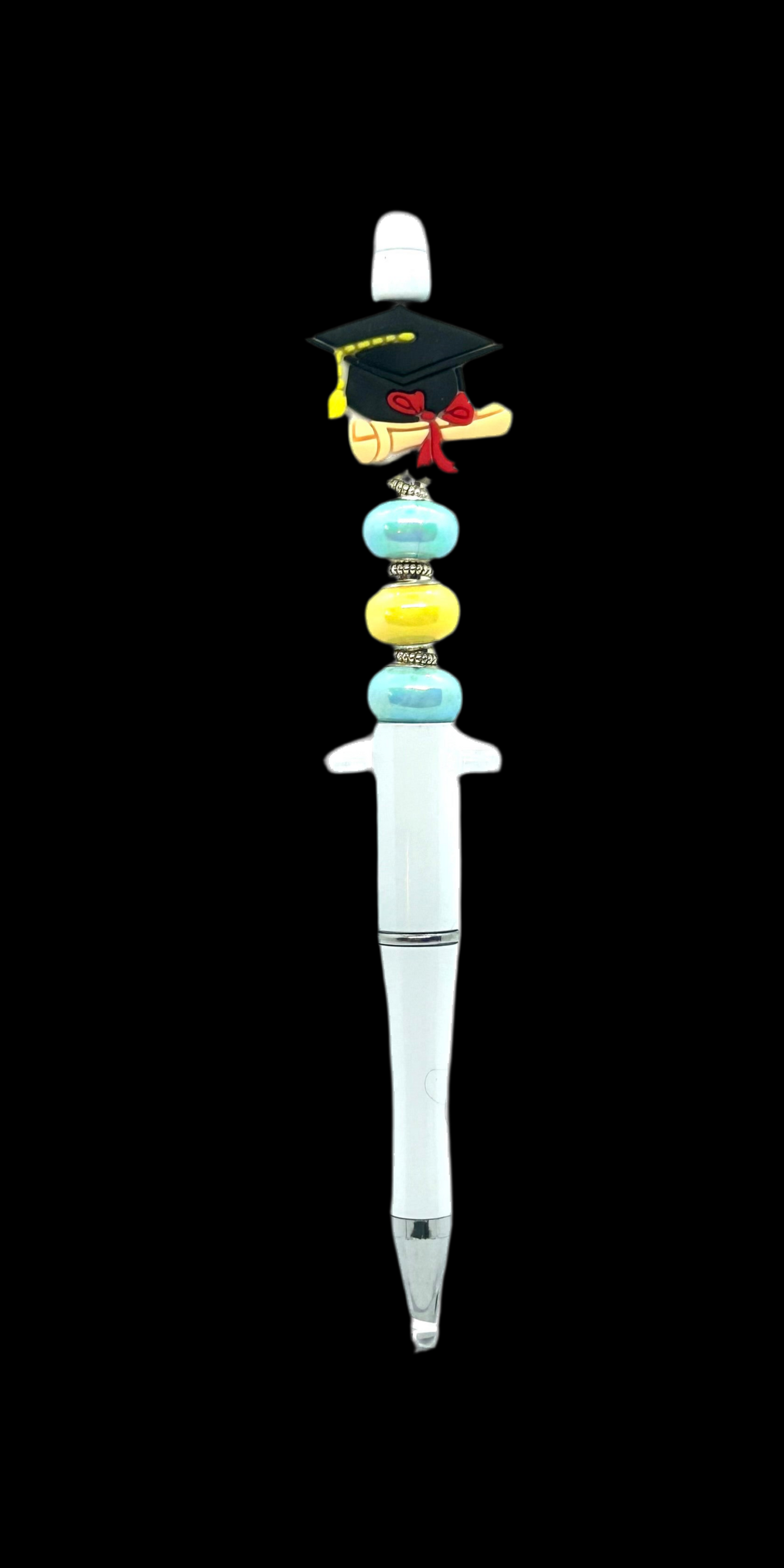 Blue & Yellow Graduation Pen