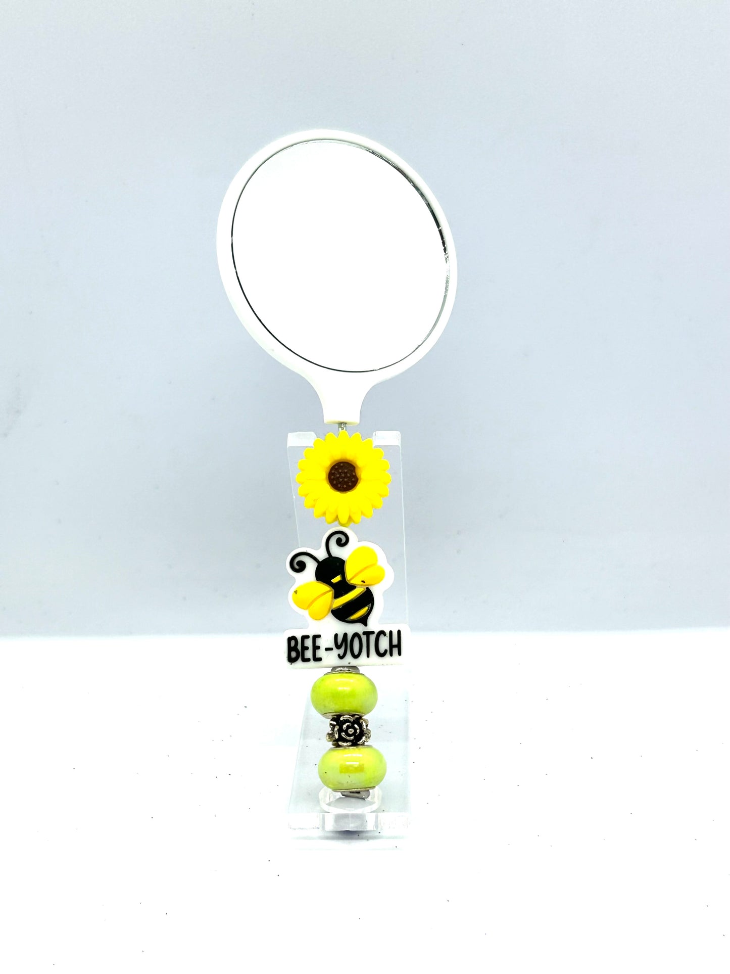 White Hand Mirror
