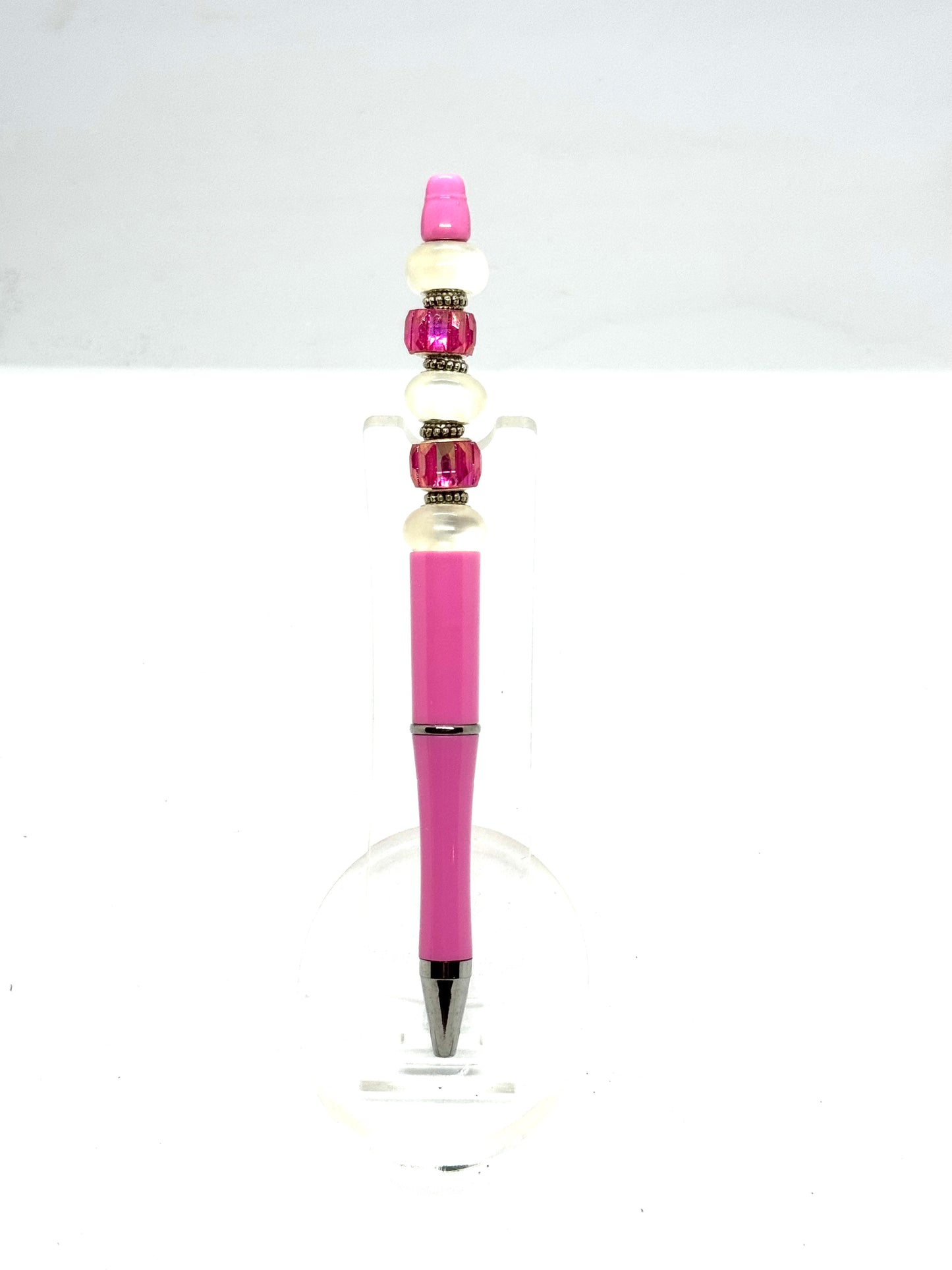 Pink Beaded Pen