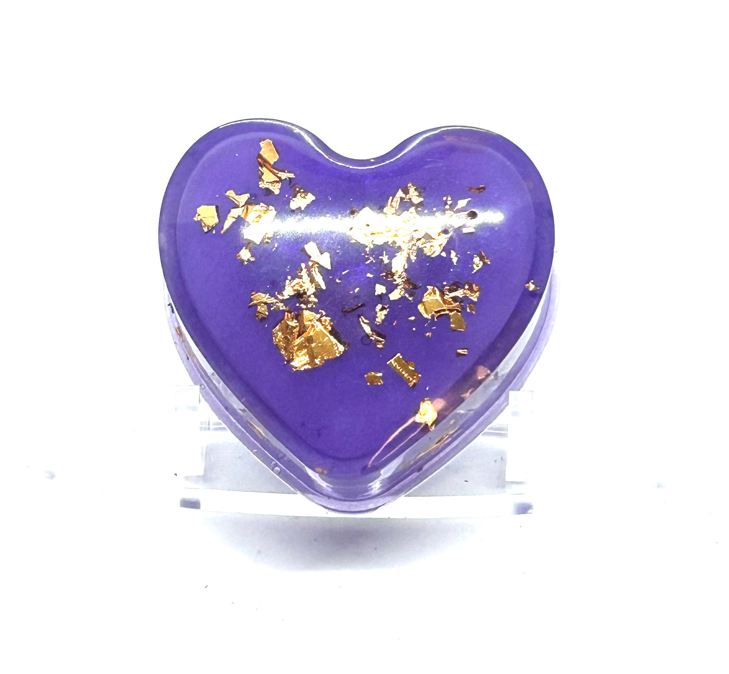 Heart Shaped Resin Trinket Box