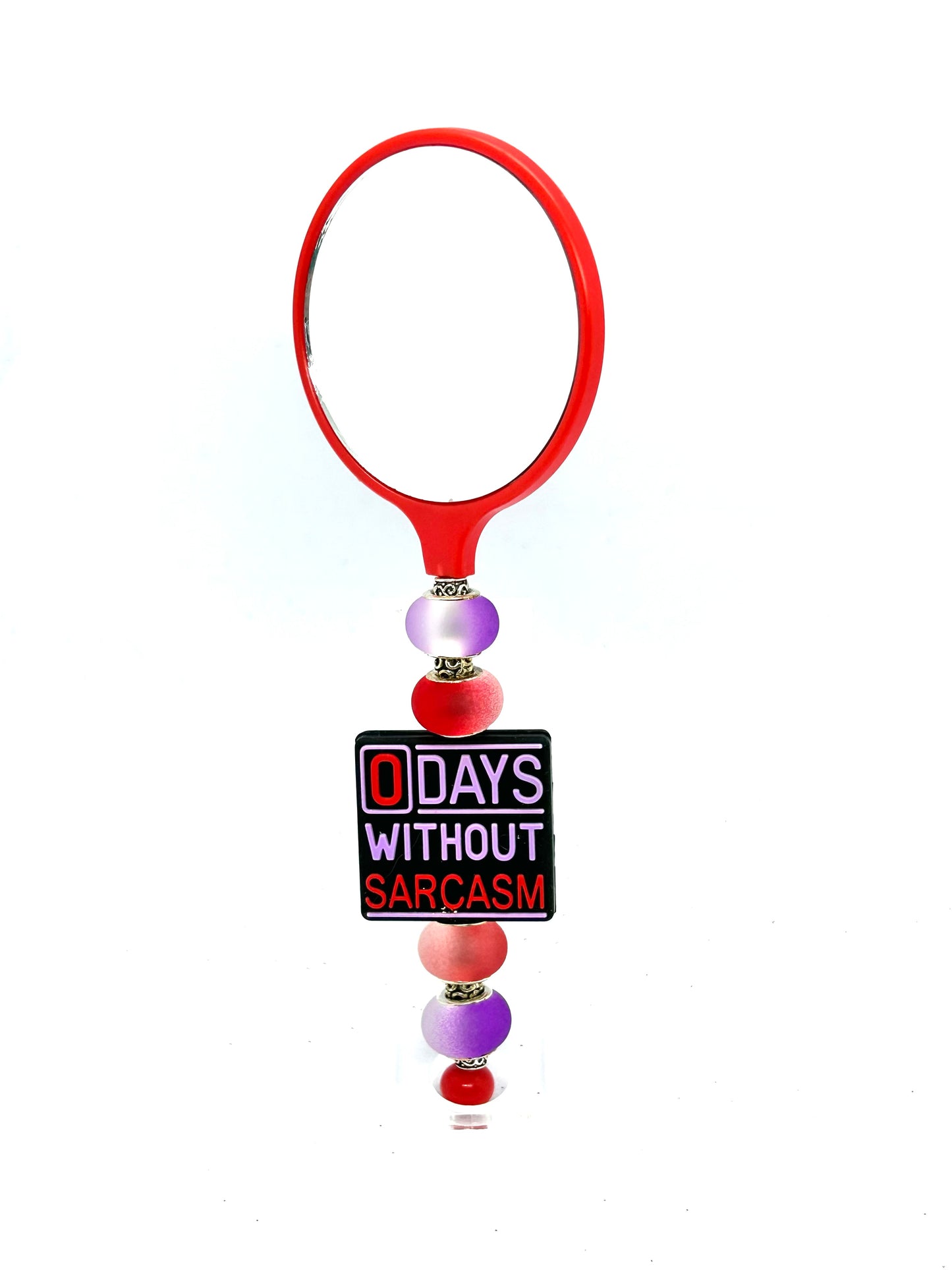 Red Hand Mirror