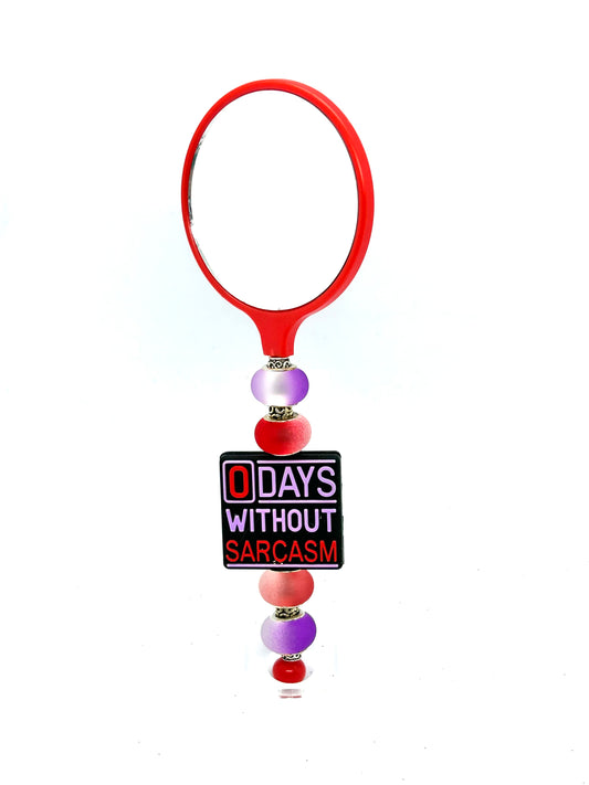 Red Hand Mirror