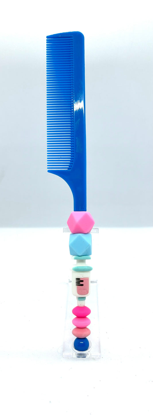 Dark Blue Hair Comb