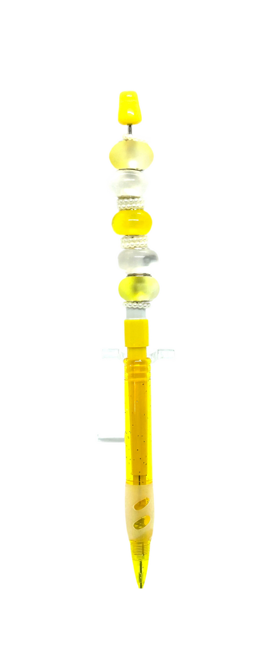 Yellow Beaded Pencil