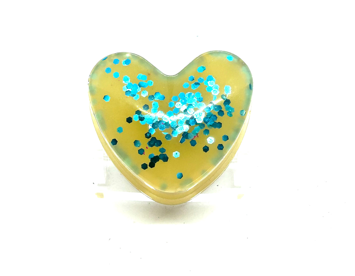 Heart Shaped Resin Trinket Box