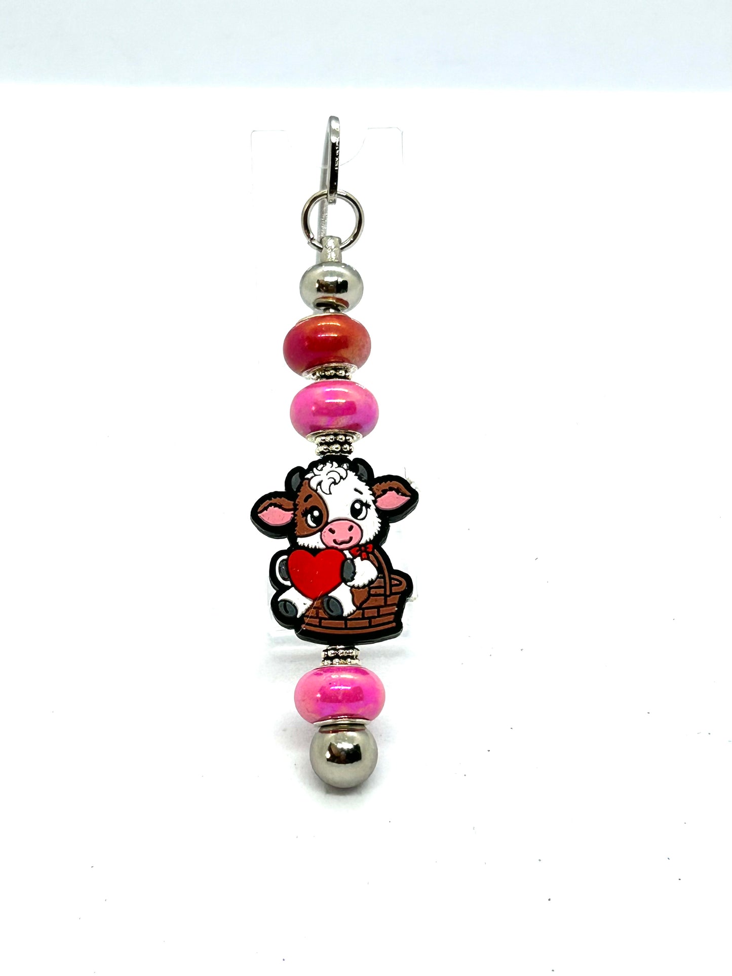 Cow Metal Shepherds Hook Bookmark