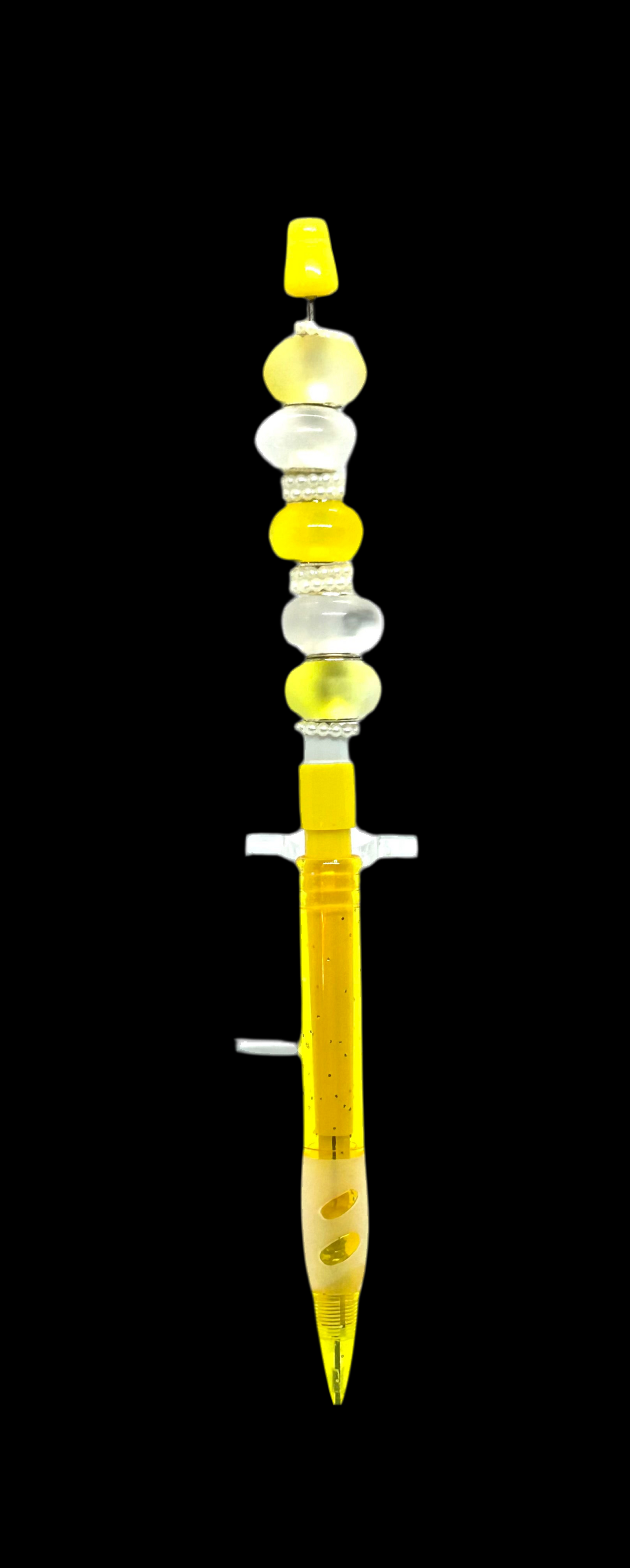 Yellow Beaded Pencil