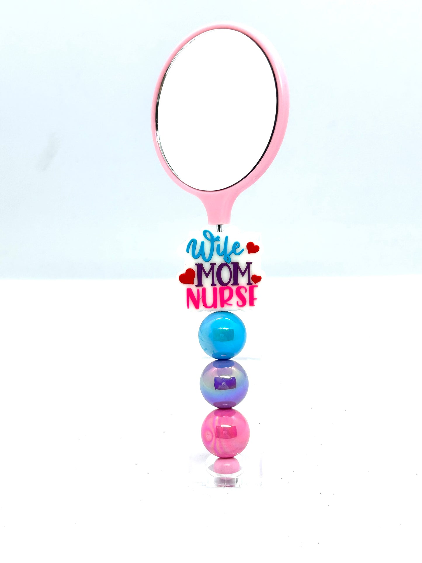 Pink Hand Mirror