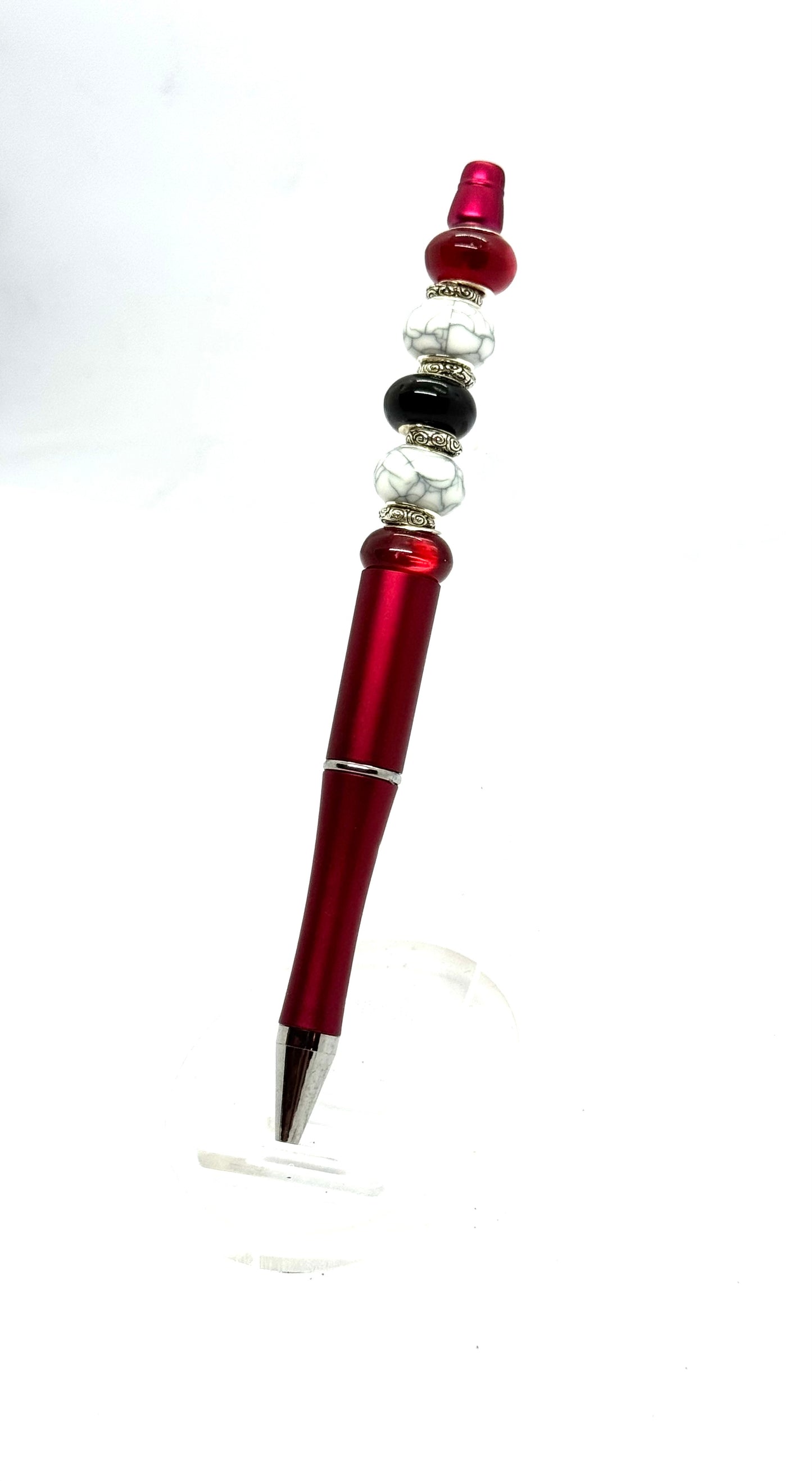 Red Beaded Pen